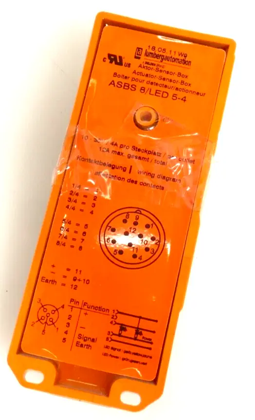 Produktfoto 1 von Lumberg Automation Aktor-Sensor-Box | ASBS 8/LED 5-4