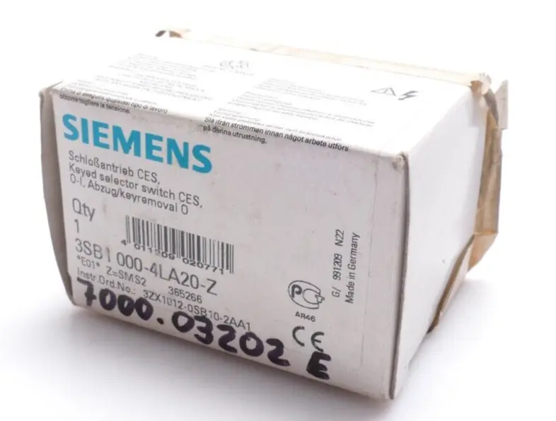 Produktfoto 1 von Siemens Schlossantrieb CES | 3SB1 000-4LA20-Z | Z=SMS2 | 3SB1000-4LA20-Z