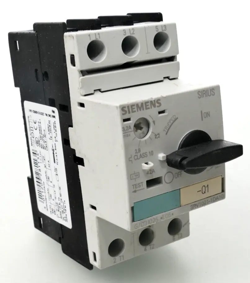 Produktfoto 1 von 3x Siemens SIRIUS Leistungsschalter 3RV1 021-1DA10 | E:05 | 3RV1021-1DA10