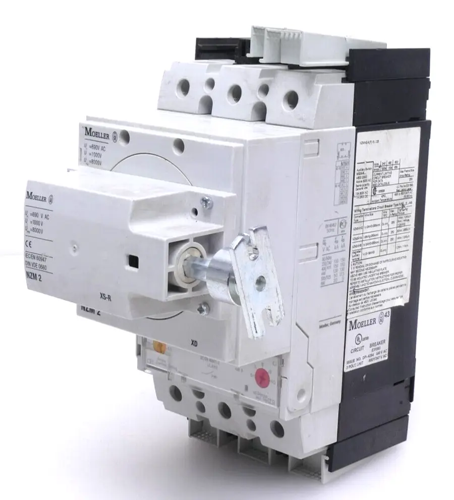 Produktfoto 1 von Moeller NZM 2 XD Leistungsschalter + NZM 2 XS-R Drehantrieb | NZMH2-A(F)15..125