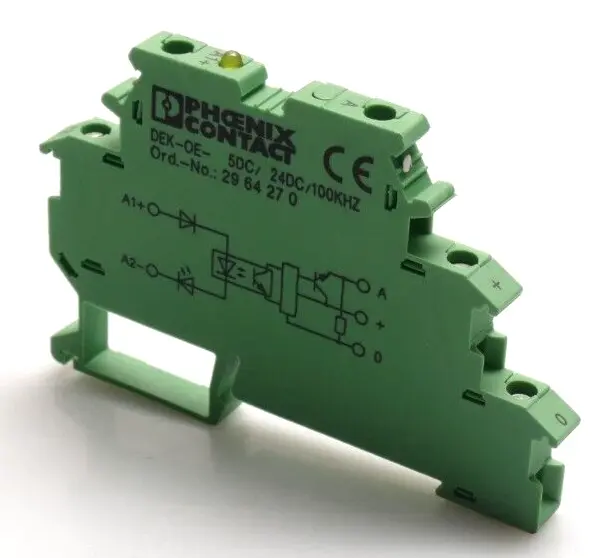 Produktfoto 1 von Phoenix Contact Solid-State-Relais 29 64 27 0 | DEK-OE-5DC/24DC/100KHZ | 2964270