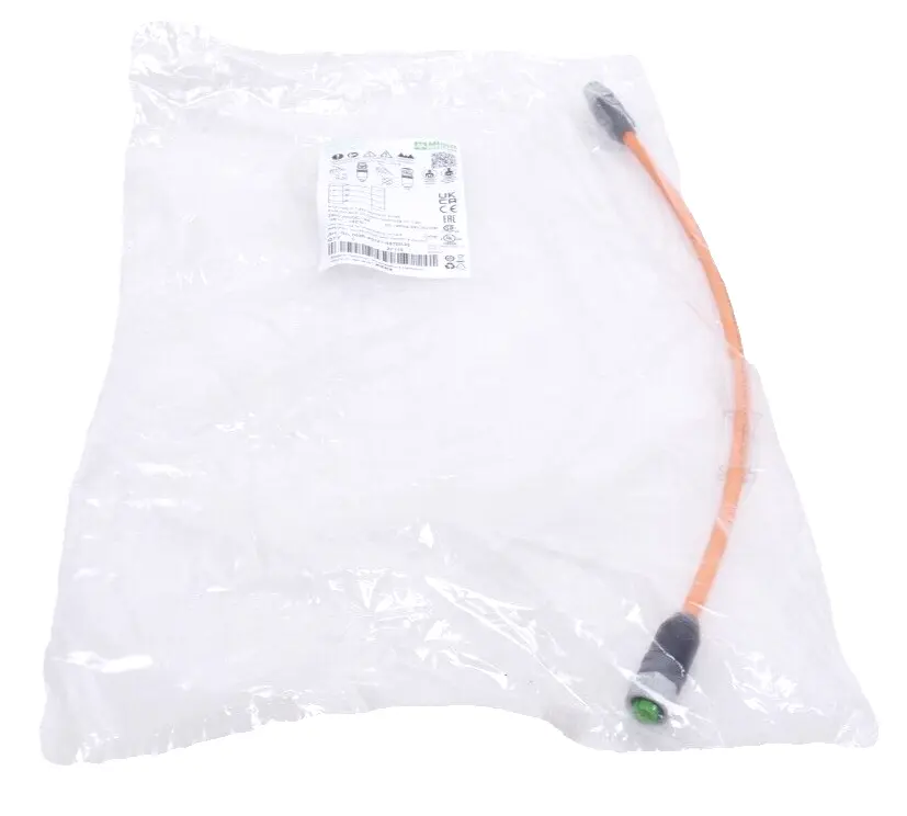 Produktfoto 1 von Murr Elektronik M12 St. 0° / M12 Bu. 0° A-kod. 0.3m | 7000-40021-4870030