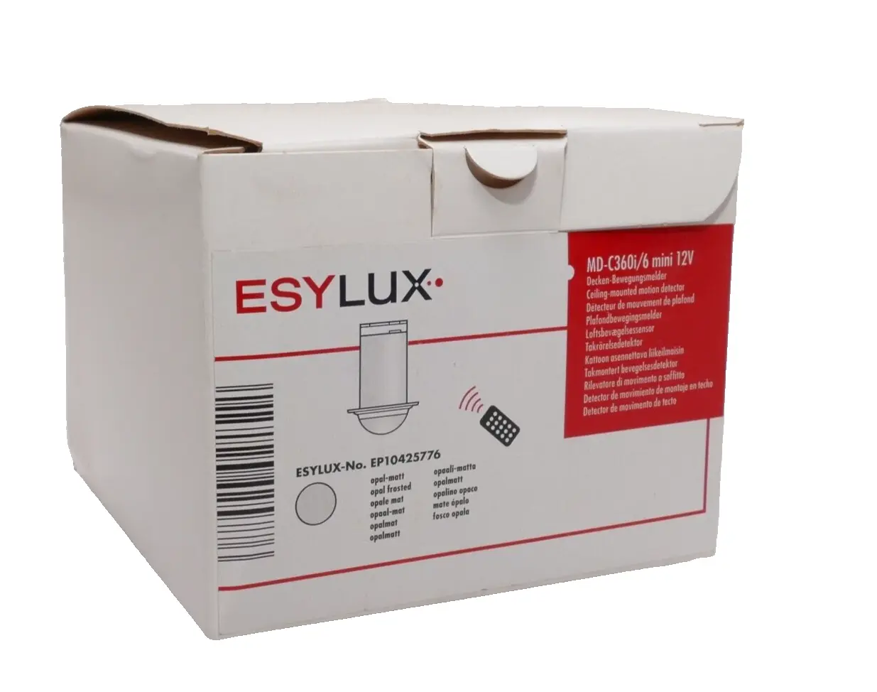 ESYLUX Decken-Bewegungsmelder MD-C360i/6 mini 12V | EP10425776