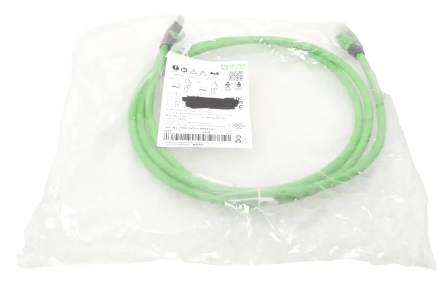 Produktfoto 1 von Murr Elektronik RJ45 male° shielded PVC 1x4xAWG22 Shielded | 7000-74301-8000150