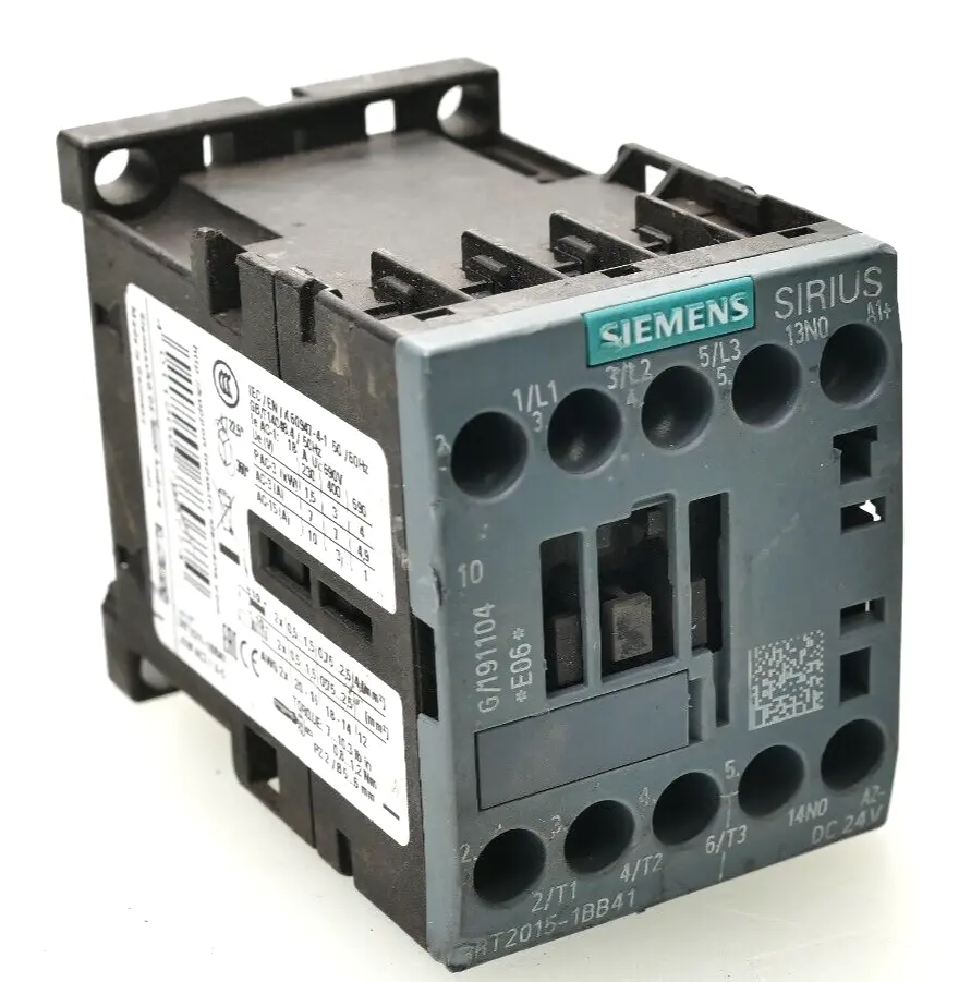 Produktfoto 1 von 3x Siemens SIRIUS Schütz 3RT2 015-2BB41 | E:06 | 3RT2015-2BB41