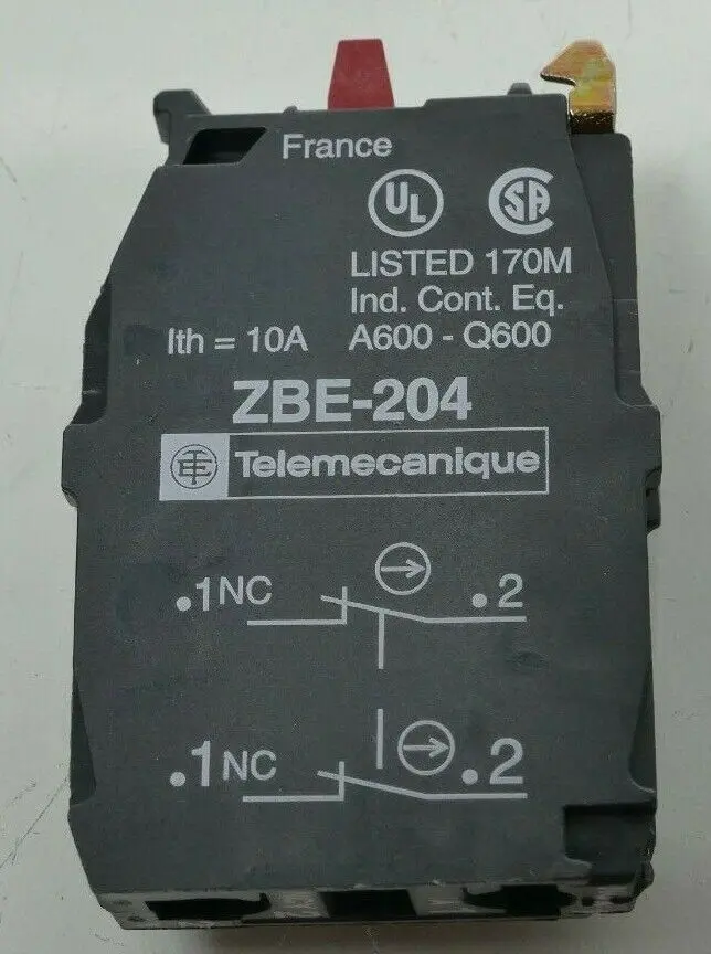 Produktfoto 1 von 3x Schneider Telemecanique ZBE-204 Hilfsschalter