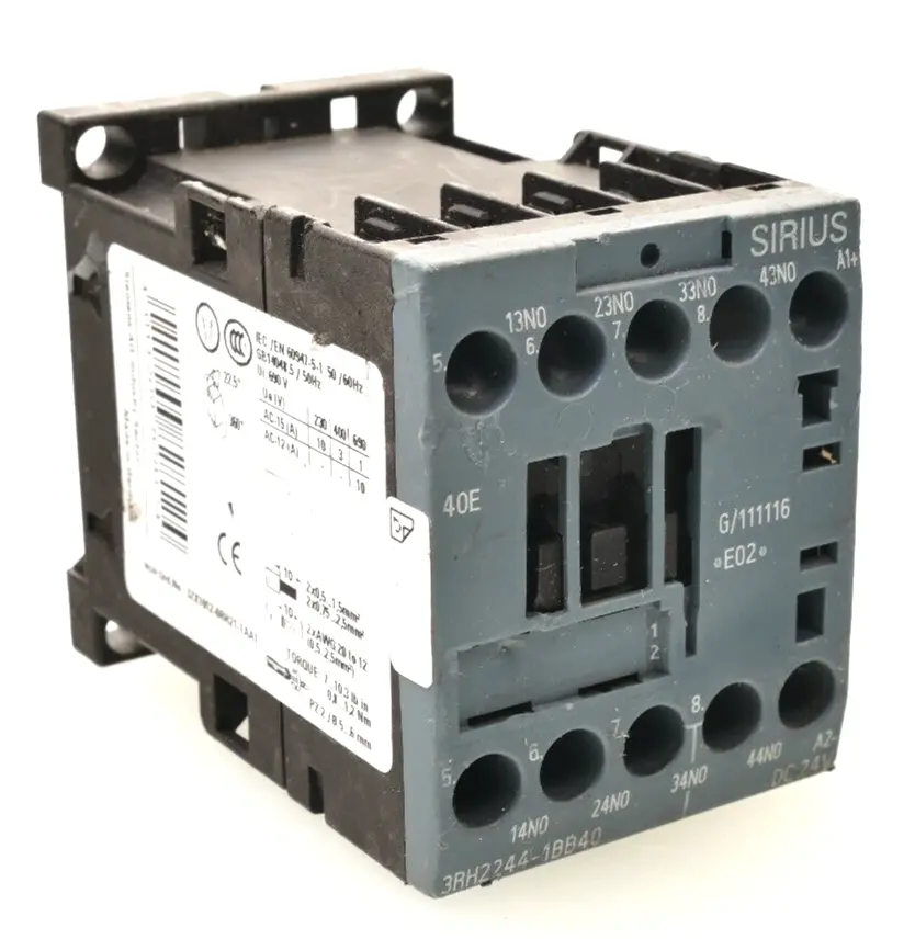 Produktfoto 1 von Siemens SIRIUS Hilfsschütz 3RH2 244-1BB40 | E:02 | 3RH2244-1BB40