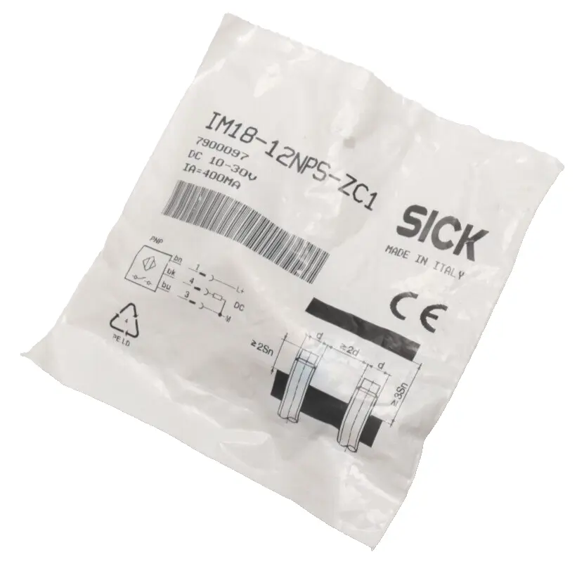 Produktfoto 1 von Sick Induktiver Näherungssensor 7 900 097 | IM18-12NPS-ZC1 | 7900097