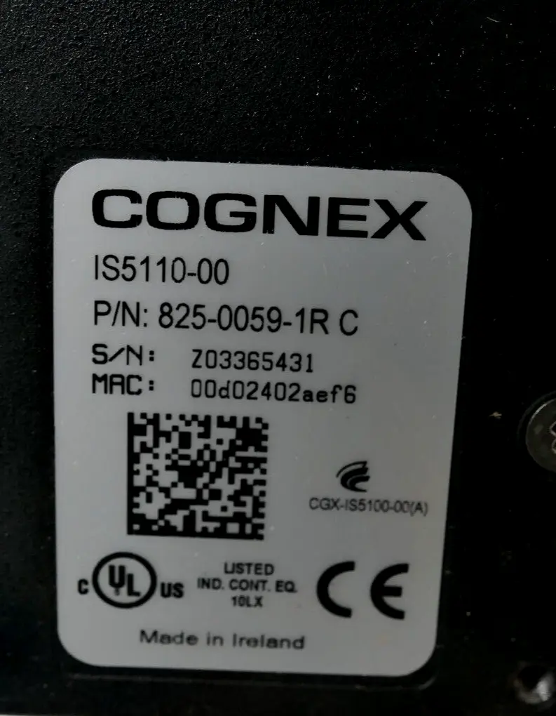 Produktfoto 1 von Cognex Industriekamera IS5110-00 | 825-0059-1R C