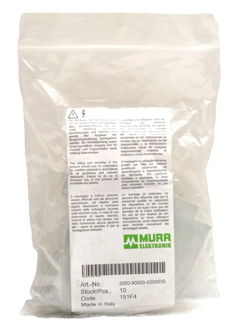 Produktfoto 1 von 10x Murr Elektronik Isolierplatte | 3000-90000-0300030