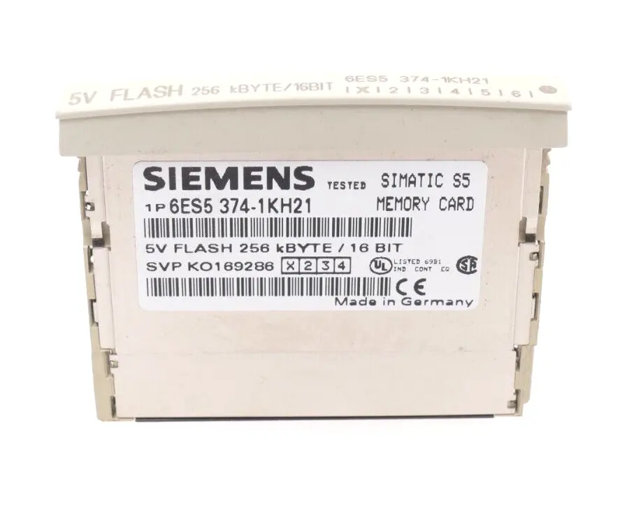 Produktfoto 1 von 3x Siemens SIMATIC S5 Memory Card 256KB | 6ES5 374-1KH21 | E:01 | 6ES5374-1KH21