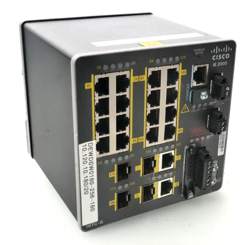 Produktfoto 1 von Cisco 16TC-G Netzwerk-Switch | IE-2000-16TC-G-E V01