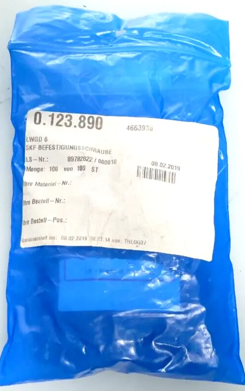 Produktfoto 1 von 100x SKF LWGD 6 Befestigungsschraube 0.123.890