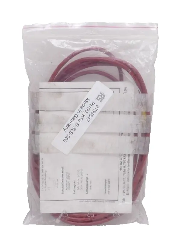 Produktfoto 1 von Electrotherm K10-E-3LS-200 Widerstandsthermometer K10RS | PT100 | 2,5m