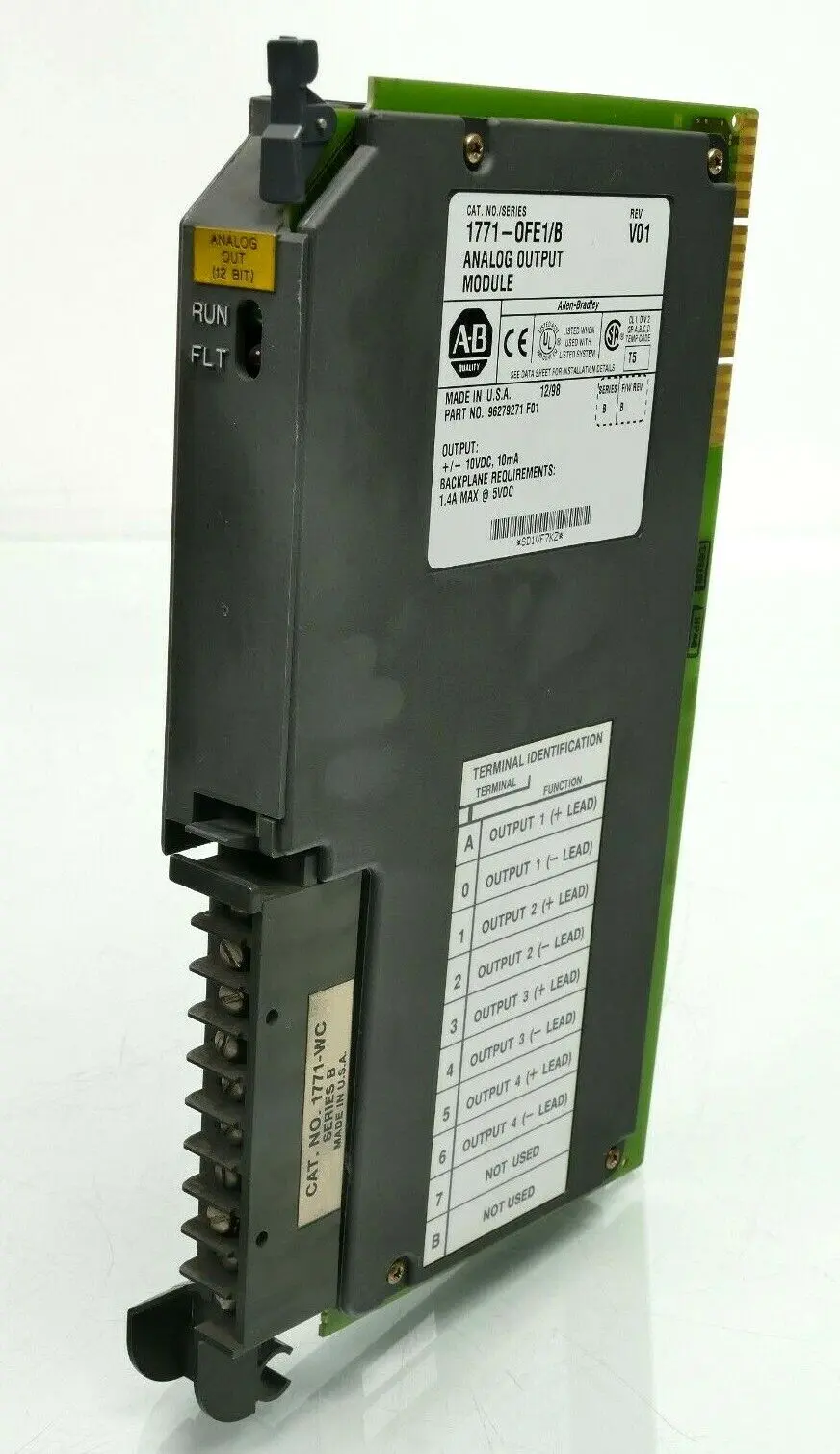 Produktfoto 1 von Allen-Bradley Analoges Ausgangsmodul  | Rev. V01 | 1771-OFE1/B