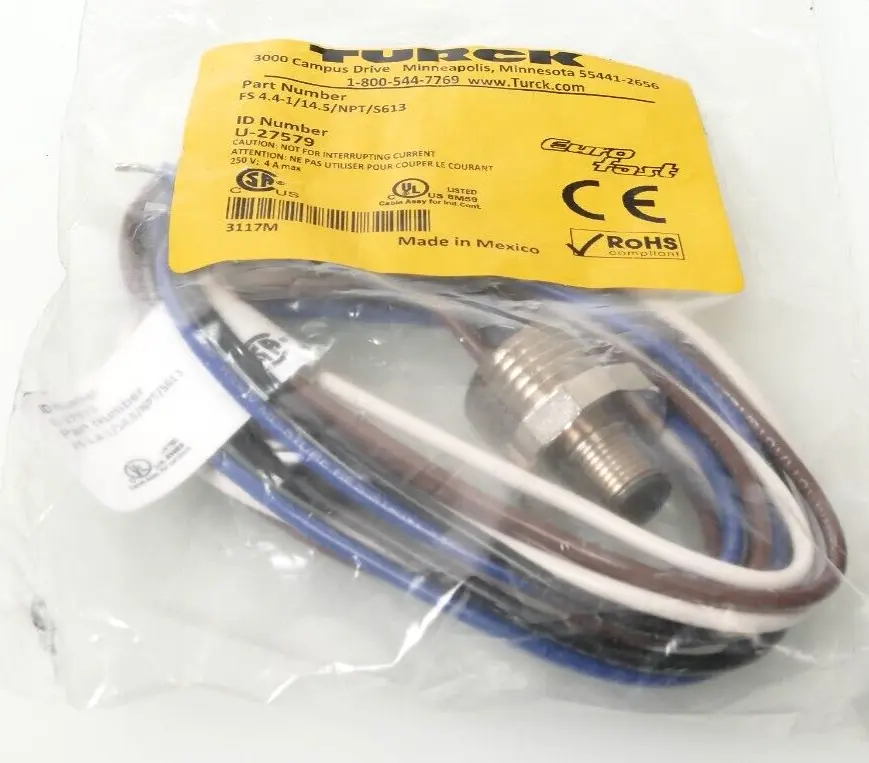 Produktfoto 1 von Turck Steckverbinder FS 4.4-1/14.5/NPT/S613 | U-27579