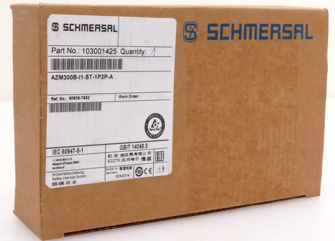 Produktfoto 1 von Schmersal Sicherheitszuhaltung AZM300B-I1-ST-1P2P-A | 103001425