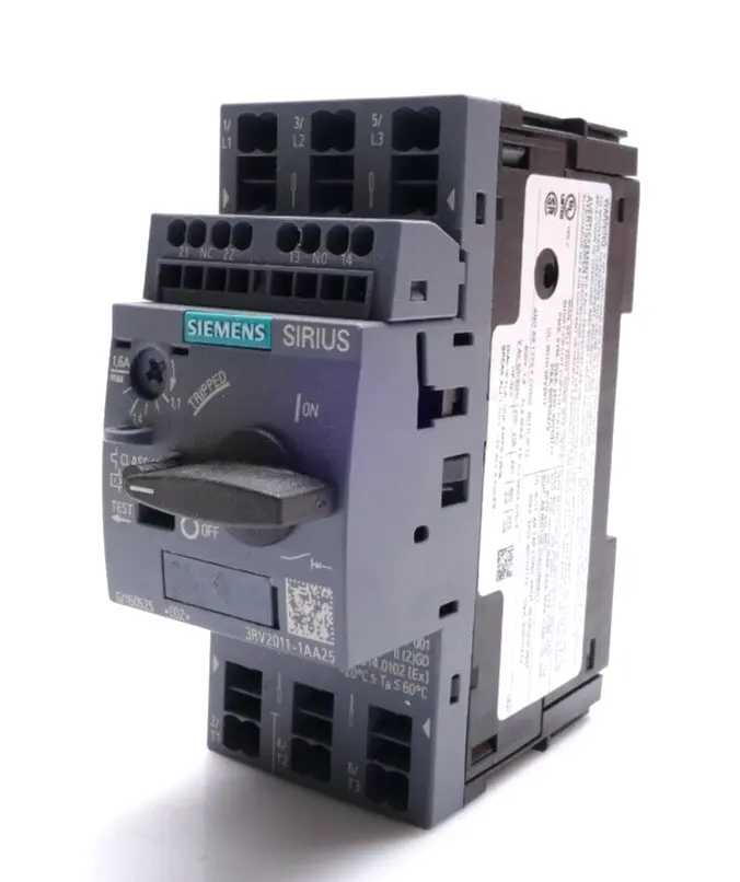 Siemens SIRIUS Leistungsschalter 3RV2 011-1AA25 | E:02 | 3RV2011-1AA25