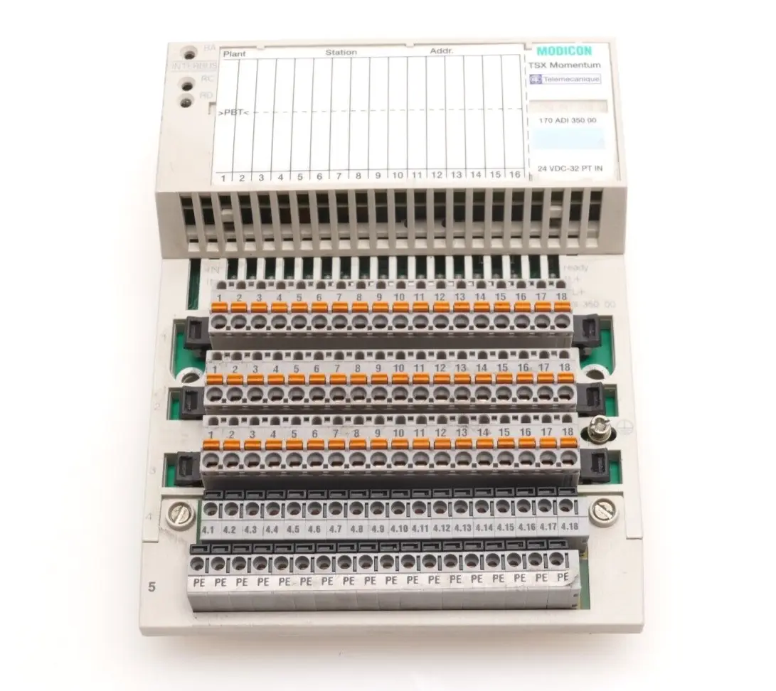 Produktfoto 1 von Schneider Automation Modicon TSX Momentum 170ADI35000 | I/O Basis, 24VDC-32PT IN