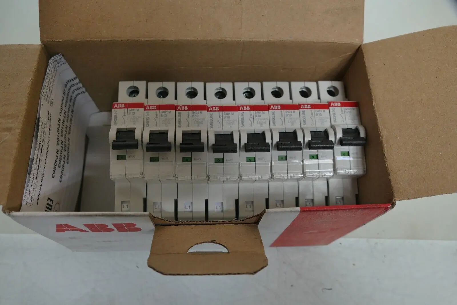 Produktfoto 1 von 8x ABB S401M-B10 Leitungsschutzschalter | 2CCS571001R0105