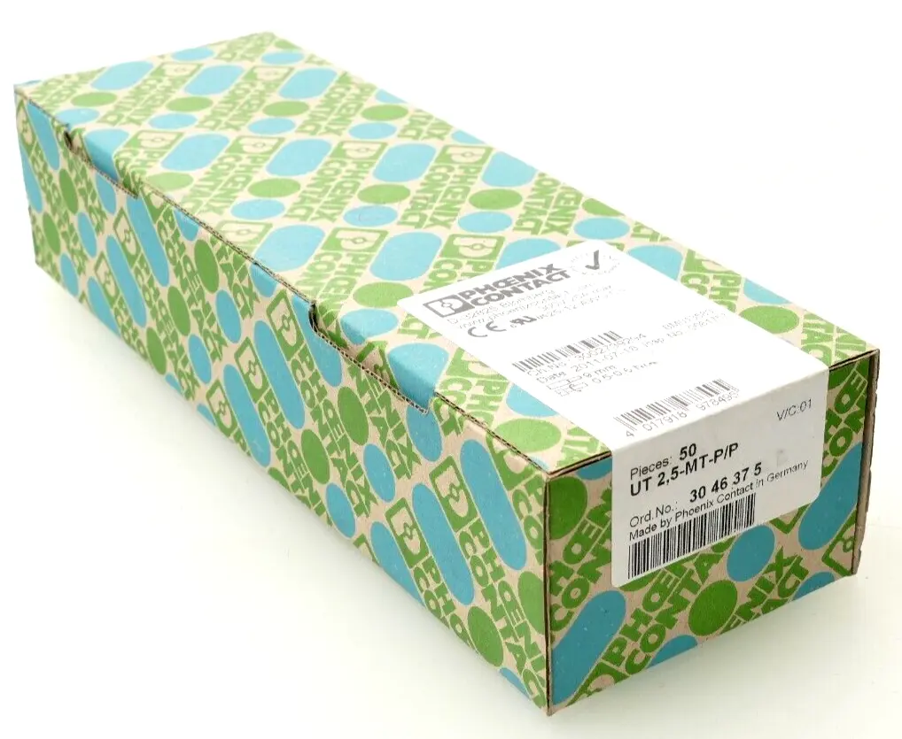 Produktfoto 1 von 50x Phoenix Contact Messertrennklemme 30 46 37 5 | UT 2,5-MT-P/P | 3046375