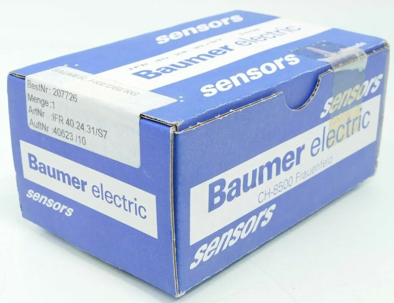 Produktfoto 1 von Baumer Sensor IFR 40.24.31/S7 | 206574 | 22063/30 IFR 40.24.31/S7 Sn=20 PNP | 1F