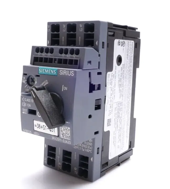 Produktfoto 1 von Siemens SIRIUS Leistungsschalter 3RV2 011-0JA20 | E:02 | 3RV2011-0JA20