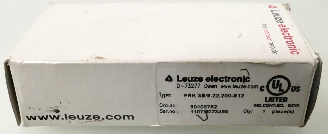 Produktfoto 1 von Leuze Reflex-Lichtschranke polarisiert PRK 3B/6.22,200-S12 | 50105762