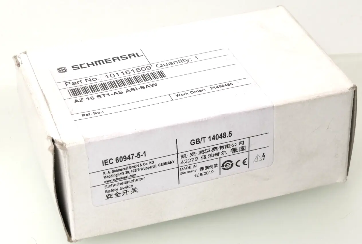 Produktfoto 1 von Schmersal Sicherheitsschalter AZ 16 ST1-AS ASI-SAW | 101161809