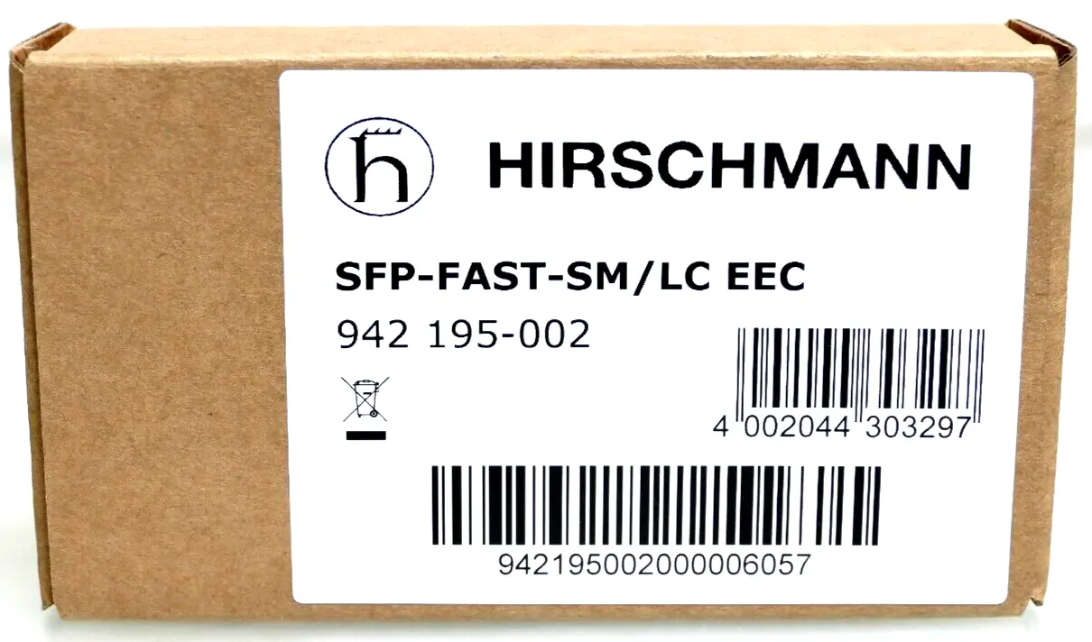 Produktfoto 1 von Hirschmann SFP-Modul SFP-FAST-SM/LC EEC | 942 195-002