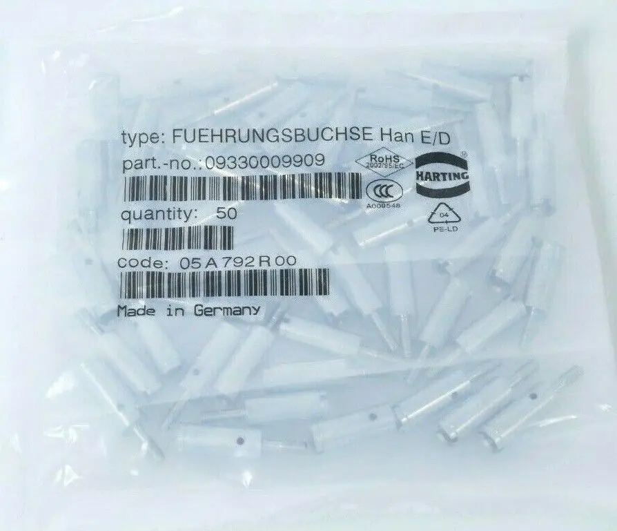 Produktfoto 1 von 50x Harting Führungsbuchse Han E/D | 09330009909