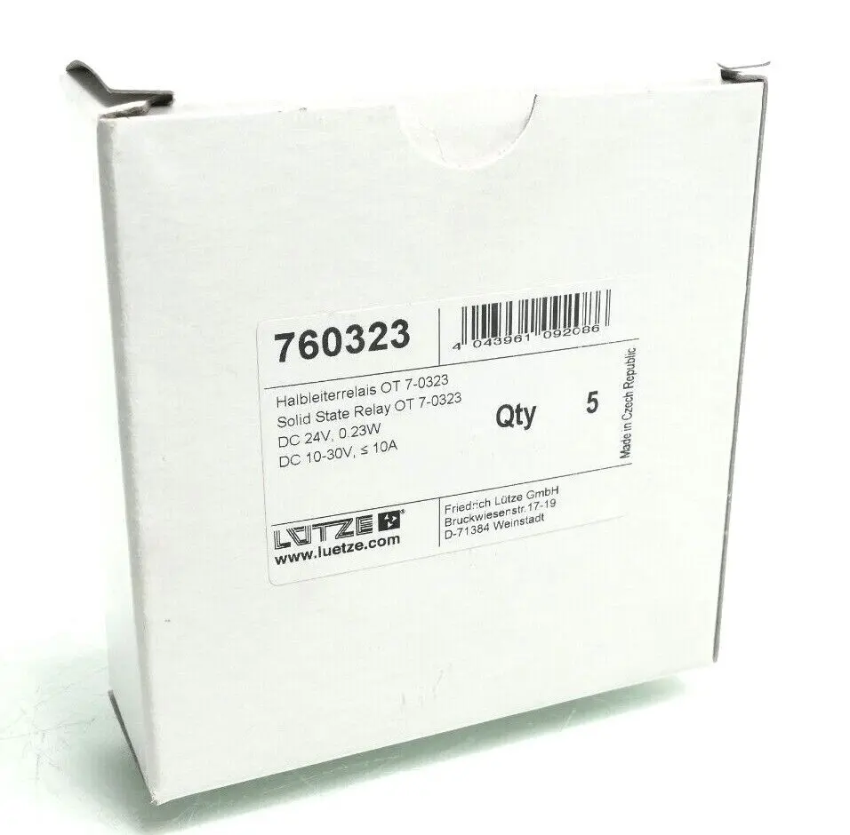 Produktfoto 1 von 5x LÜTZE Halbleiterrealis OT 7-0323 | DC 24V,023W