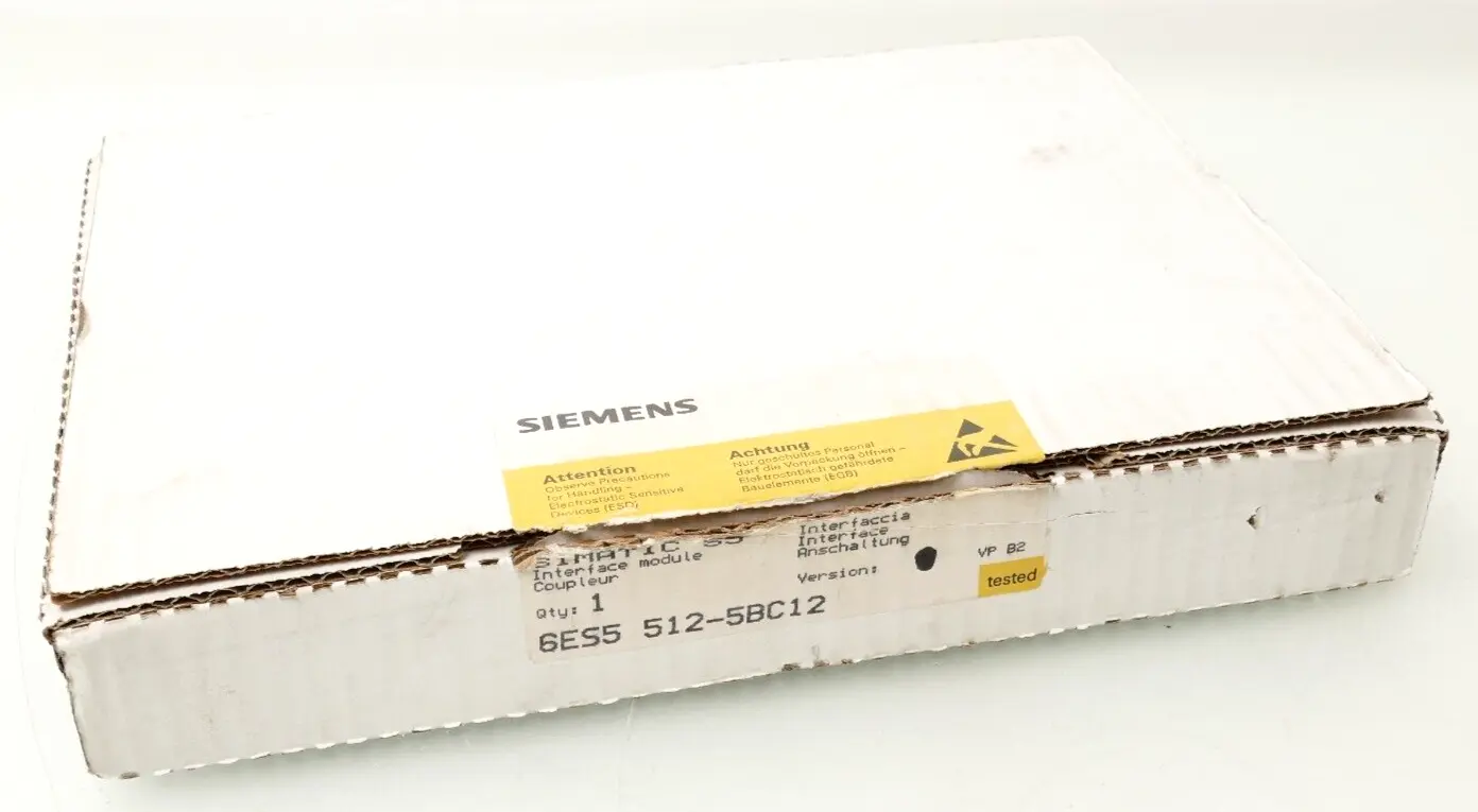 Produktfoto 1 von Siemens Simatic S5 Interface Module 6ES5 512-5BC12 | E:11 | 6ES5512-5BC12