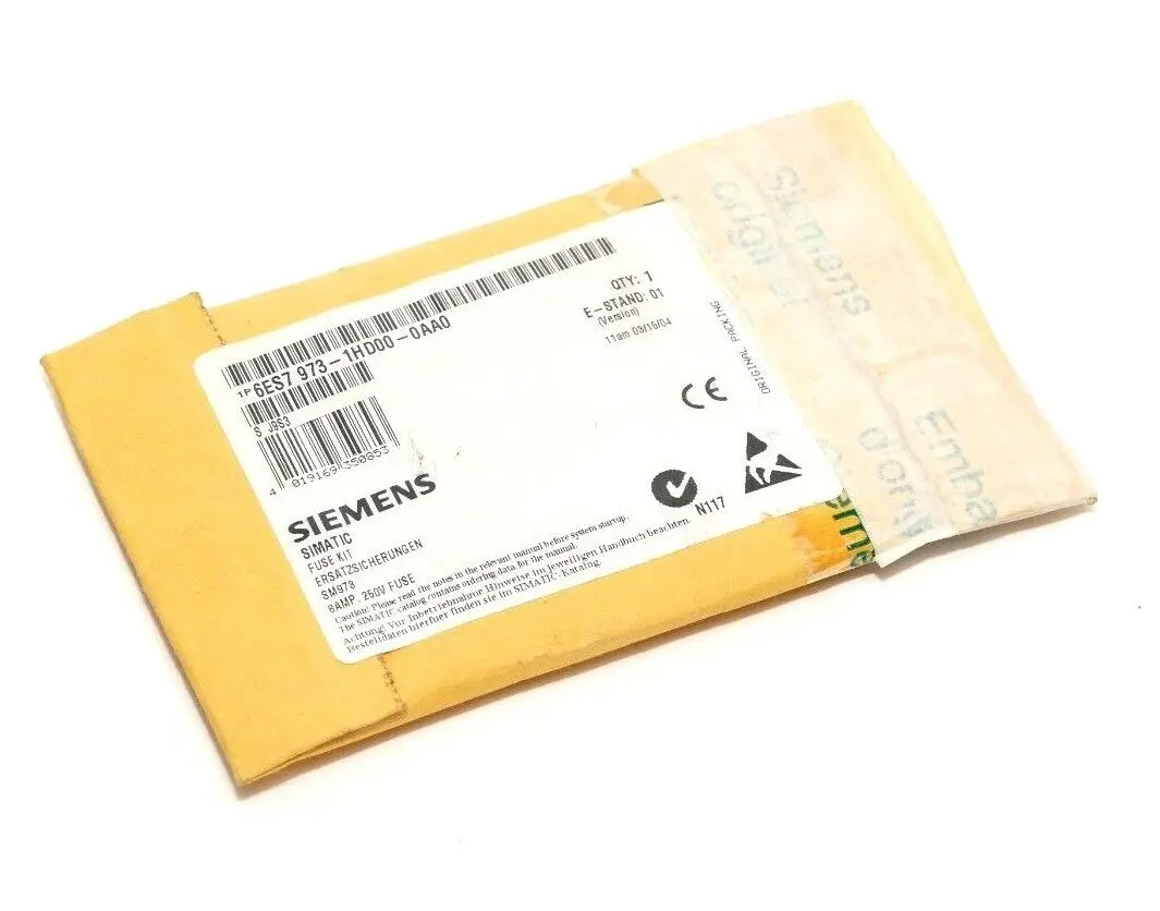 Siemens Simatic Ersatzsicherung 6ES7 973-1HD00-0AA0 | 6ES7973-1HD00-0AA0