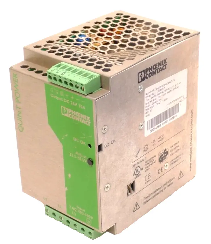 Produktfoto 1 von Phoenix Contact Quint Power Netzteil QUINT-PS-3x400-500AC/24DC/10 | 2938617