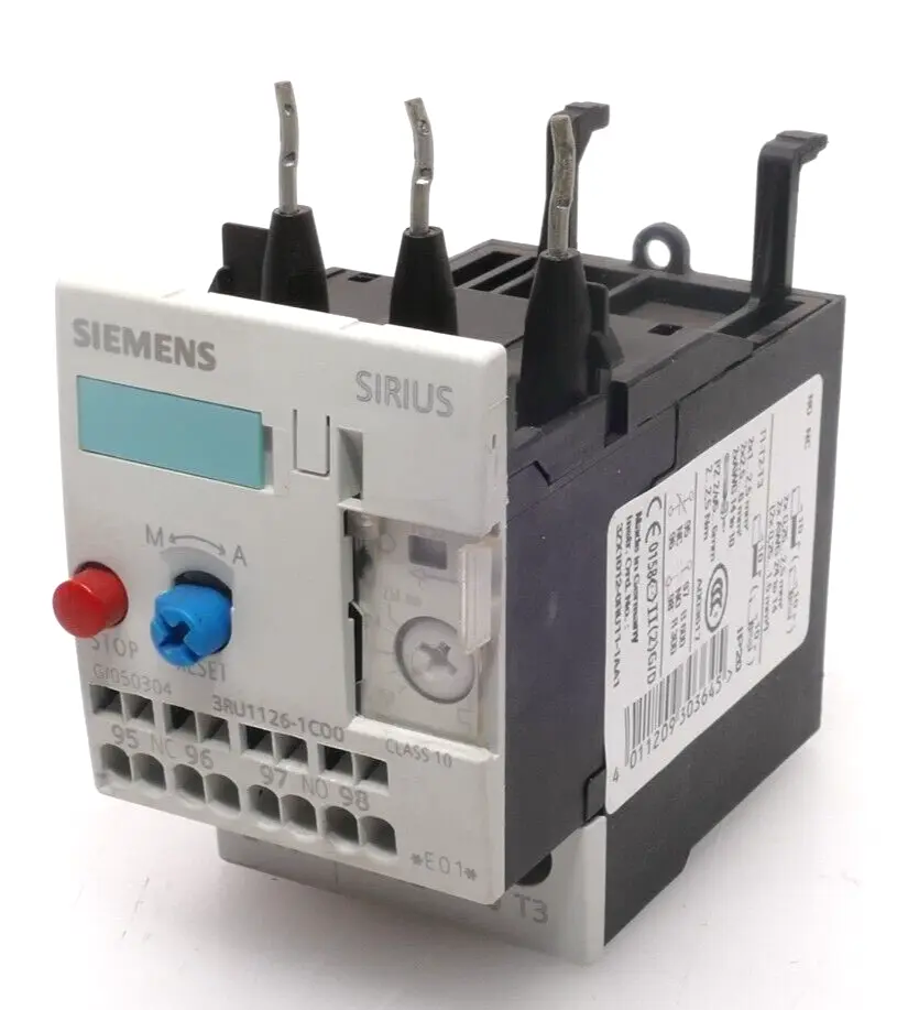Produktfoto 1 von Siemens SIRIUS Überlastrelais 3RU1 126-1CD0 | E:01 | 3RU1126-1CD0