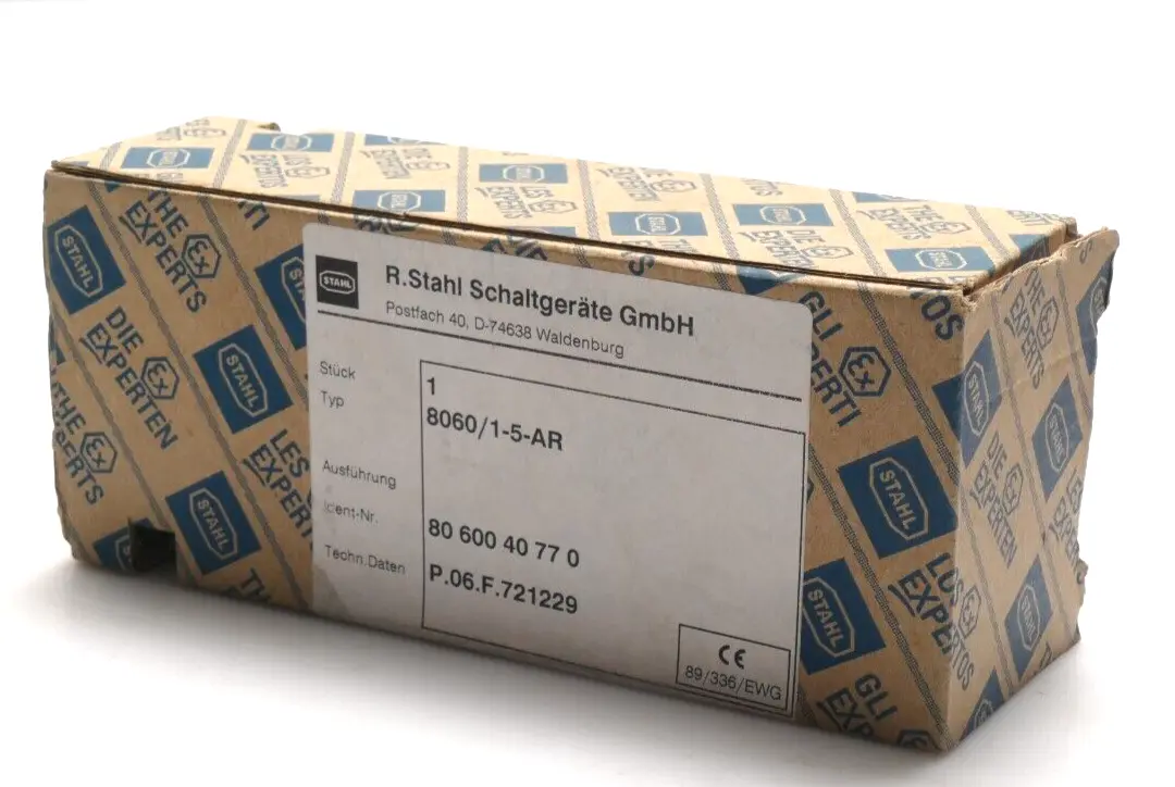 Produktfoto 1 von Stahl Positionsschalter 80 600 40 77 0 | 8060/1-5-AR | 8060040770