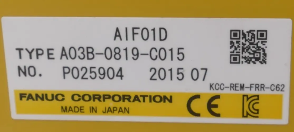 Produktfoto 1 von Fanuc I/O Modul AIF01D | A03B-0819-C015