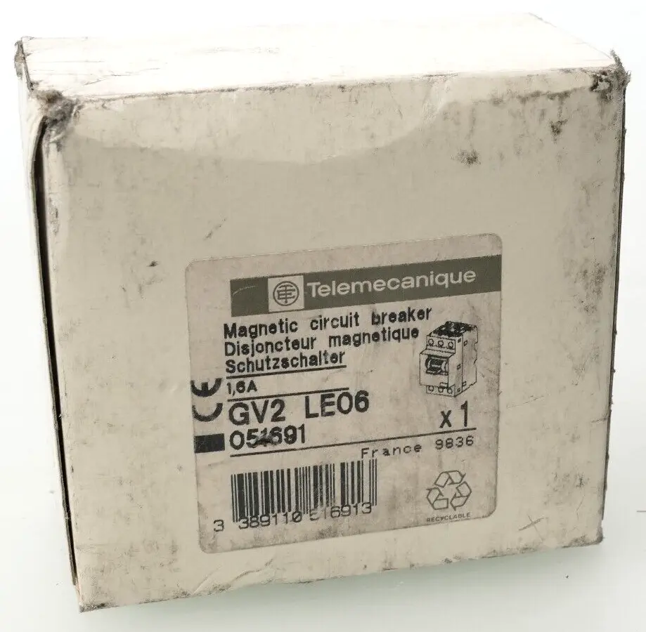 Produktfoto 1 von Telemecanique 051691 Schutzschalter GV2 LE06