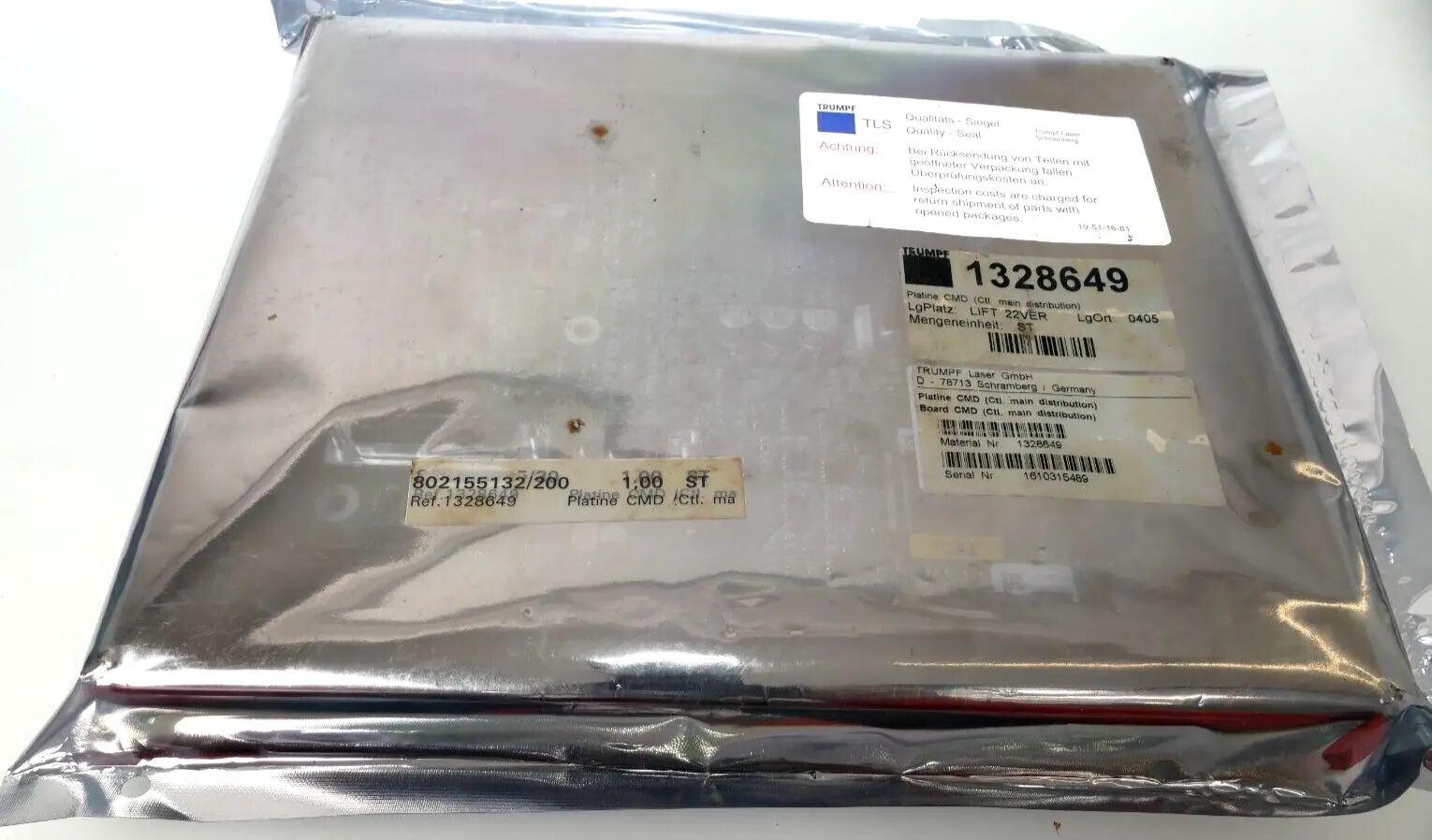 Produktfoto 1 von Trumpf 1328649 Platine CMD TLS 18-21-77-01_V05
