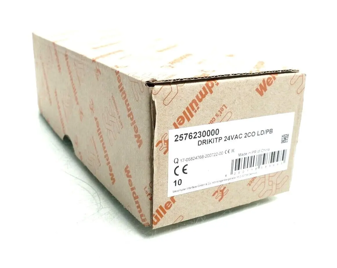 Produktfoto 1 von 10x Weidmüller Relaiskoppler DRIKITP 24VAC 2CO LD/PB | 2576230000