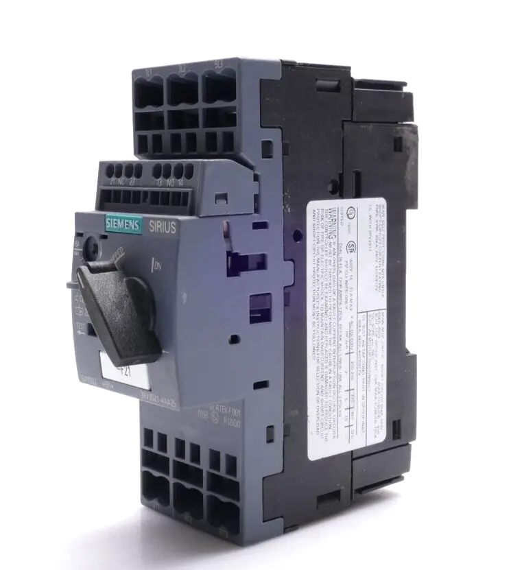 Produktfoto 1 von Siemens SIRIUS Leistungsschalter 3RV2 021-4AA25 | E:01 | 3RV2021-4AA25
