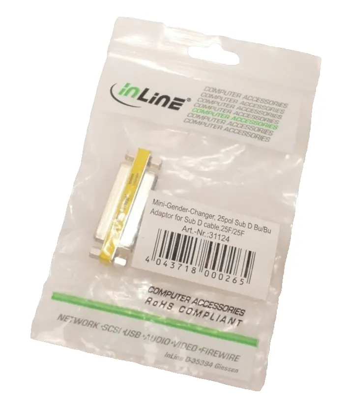 10x InLine Mini-Gender Changer 25pol. 5199906 | 31124
