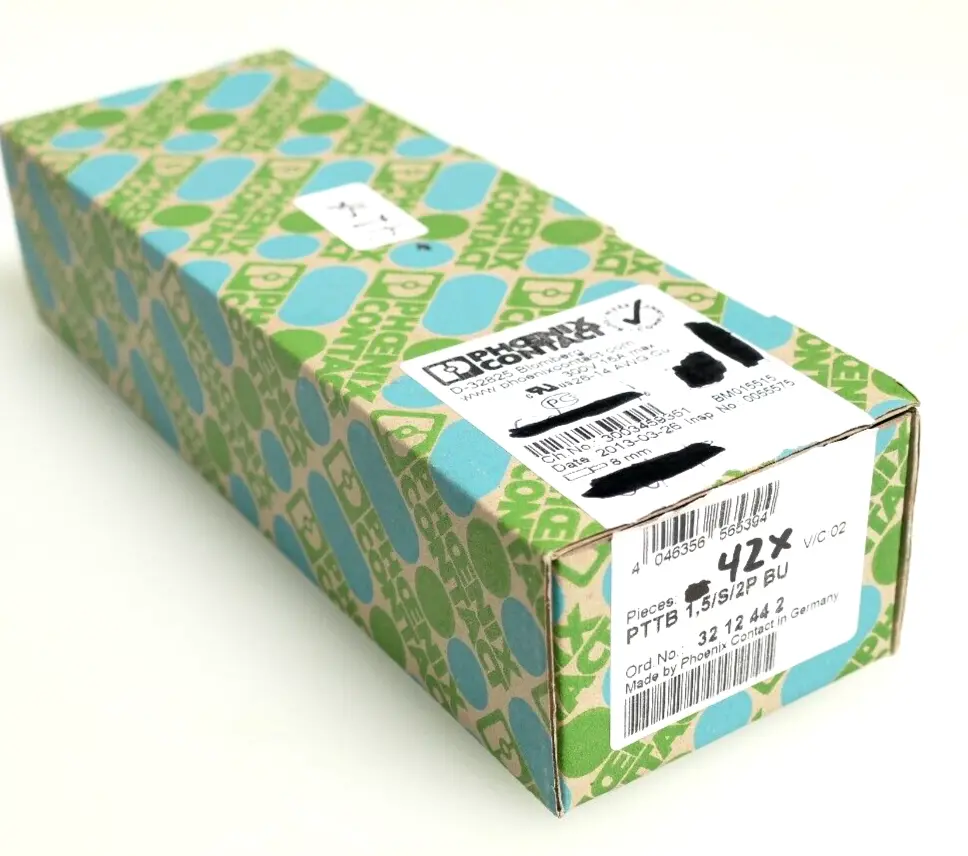 42x Phoenix Contact 3212442 Doppelstock-Klemmenblock PTTB 1,5/S/2P BU | V/C:02