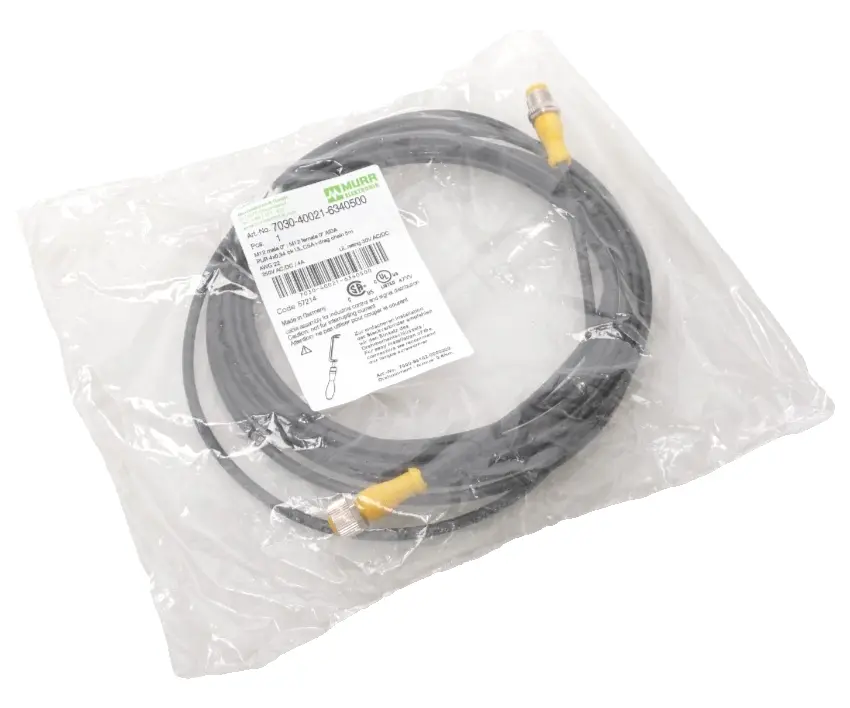 Produktfoto 1 von Murr Elektronik M12 Verbindungskabel 5m | 7030-40021-6340500