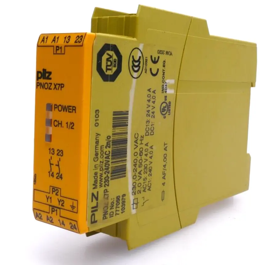 Produktfoto 1 von Pilz Sicherheitsrelais PNOZ X7P 230-240VAC 2n/o | 777056
