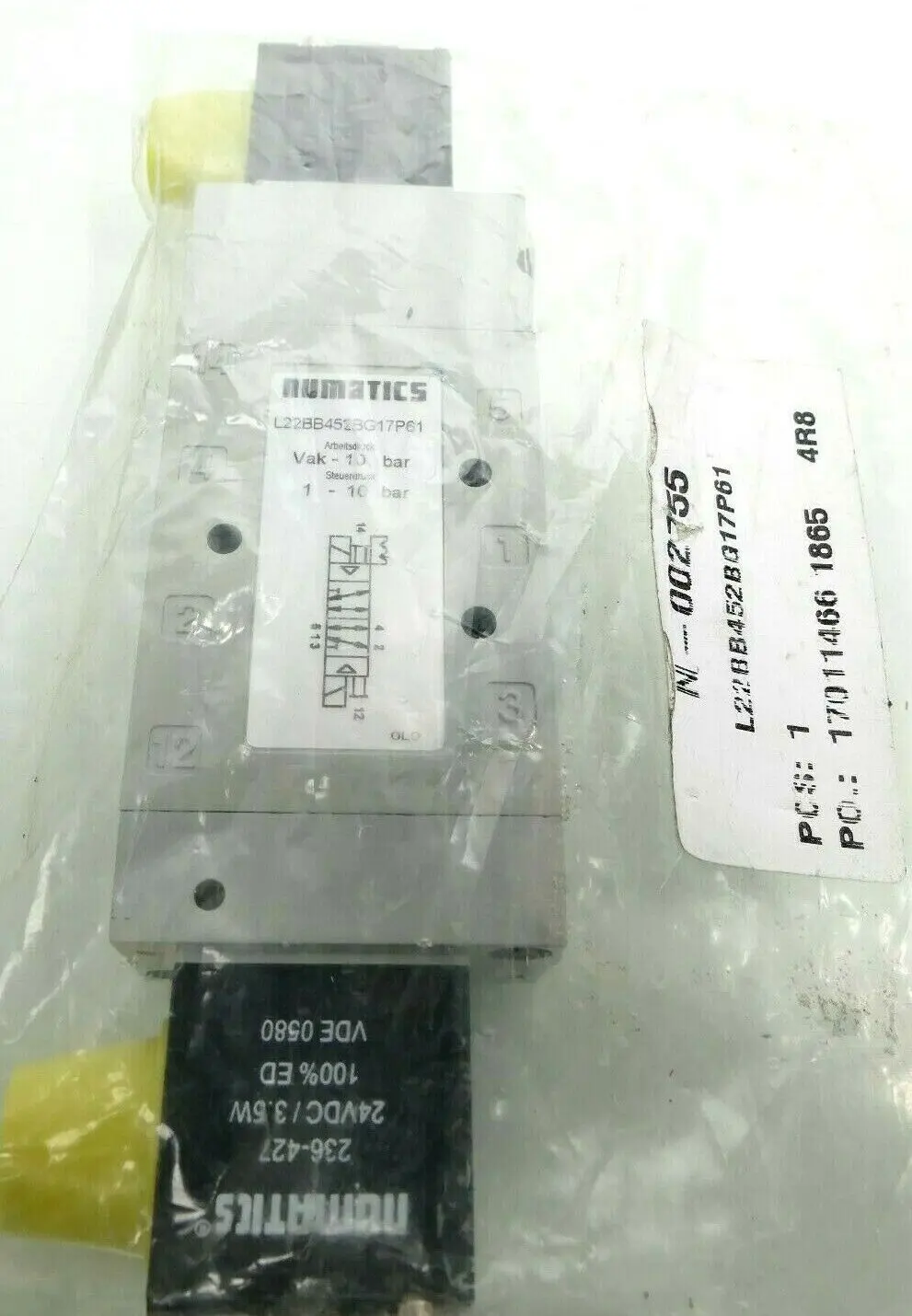 Produktfoto 1 von Numatics L22BB452BG17P61