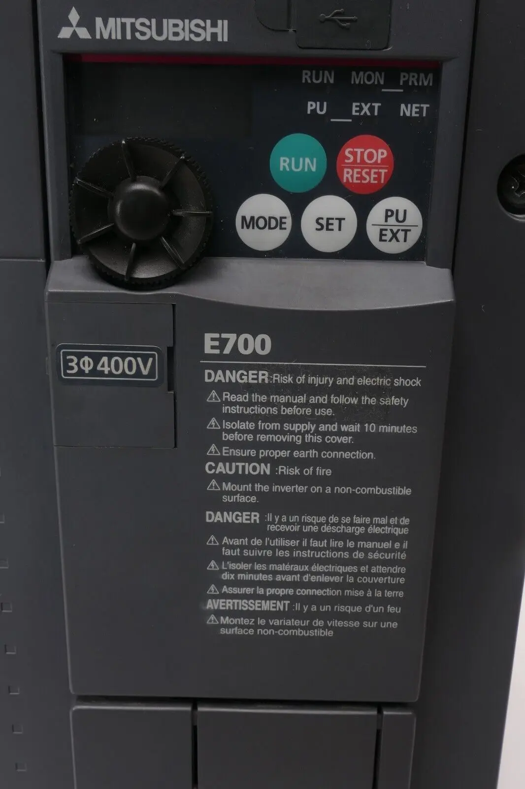 Produktfoto 1 von Mitsubishi E700 Frequenzumrichter | FR-E740-230-EC