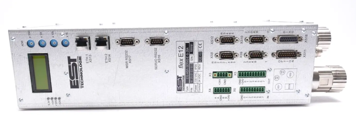 Produktfoto 1 von EST TECHNOLOGIE E12-MSR-SERVO-E-G-20A flexE12 10 25 01 02 003 Rev: R2E/02