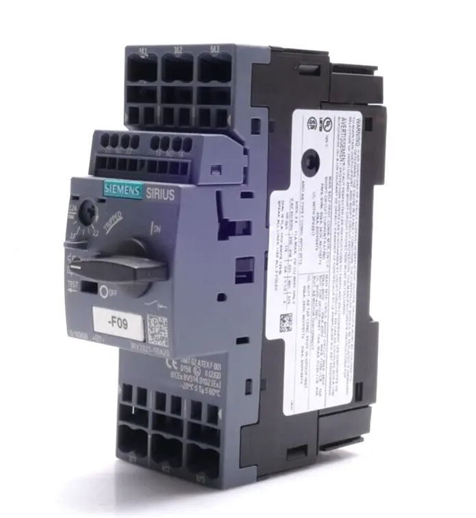 Produktfoto 1 von Siemens SIRIUS Leistungsschalter 3RV2 021-1DA20 | E:01 | 3RV2021-1DA20